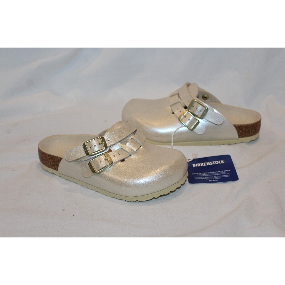BIRKENSTOCK KAY GOLD GRACEFUL PEARL SLIP ON SHOES SANDALS EU 28 US 10-10.5‎